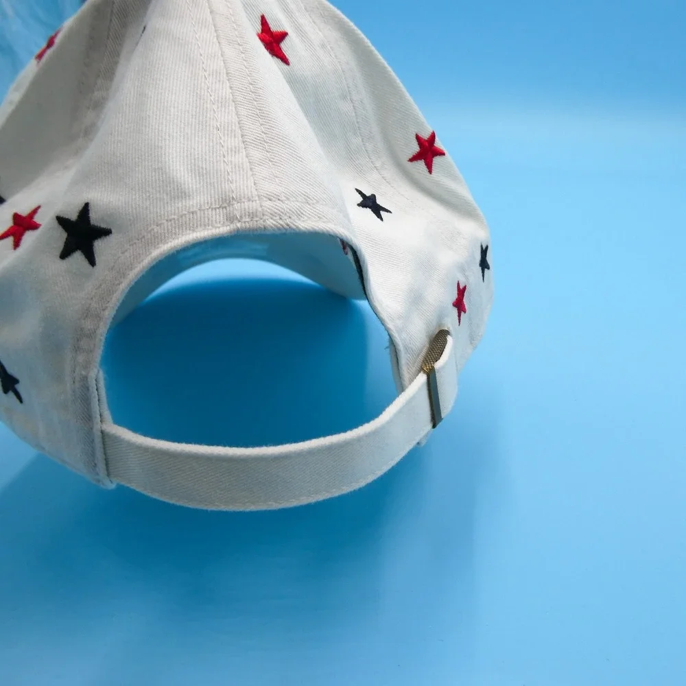'47 Brand Chicago Bulls Hat Womens Adjustable‎ Clean Up White Star Embroidered